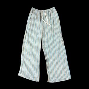 Woman’s POL striped sleep lounge pants size L